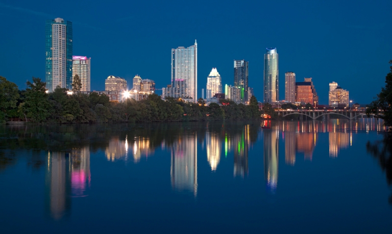 Austin Reflection by artist Derris Lanier